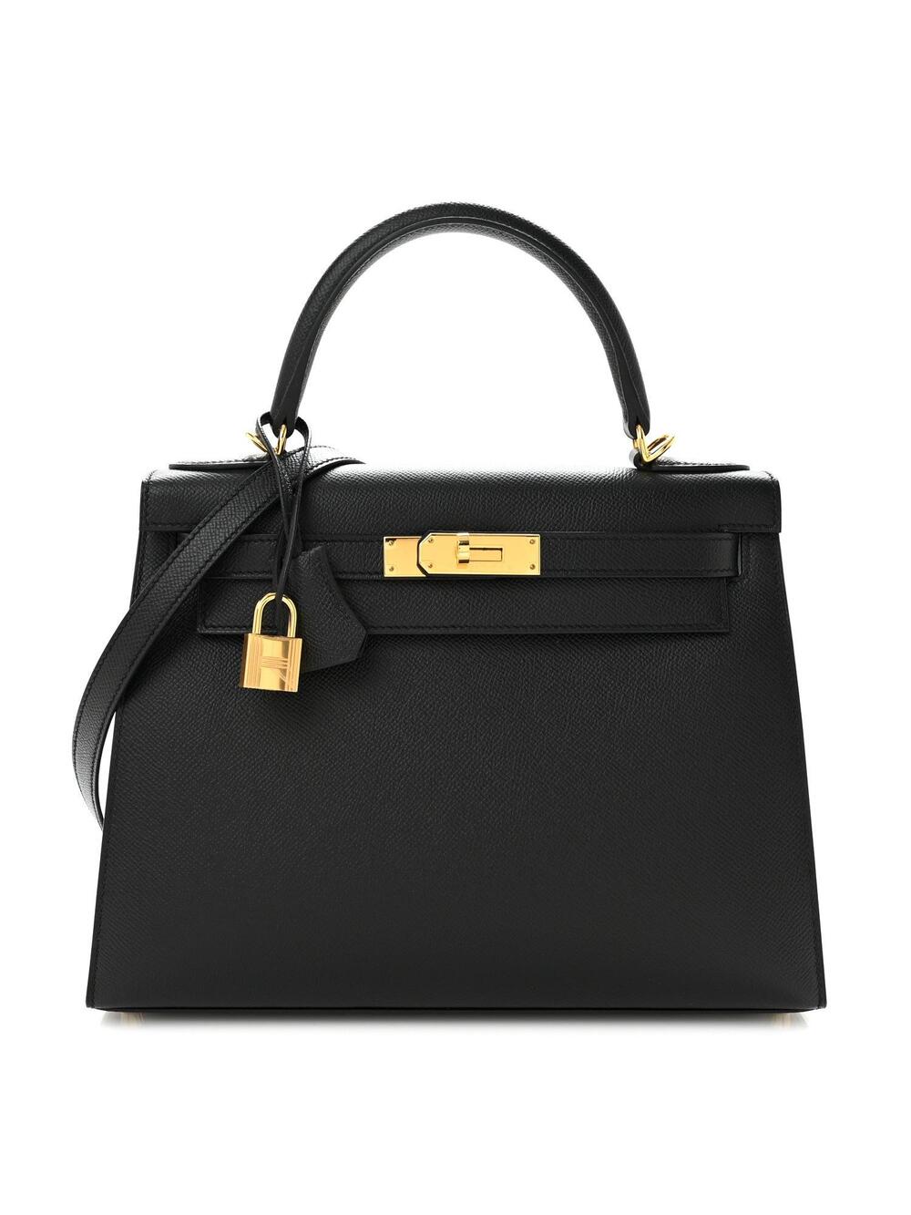 Hermes Epsom Kelly Sellier 28 Black #363767H23B
